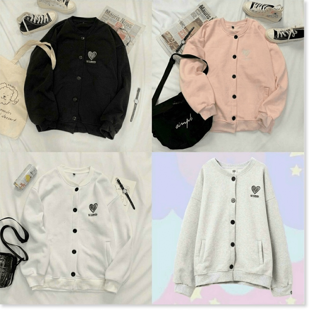 ÁO KHOÁC HODDIES NỮ SIÊU XINH CÓ NÚT ÁO CỰC HOTTT KME FASHION