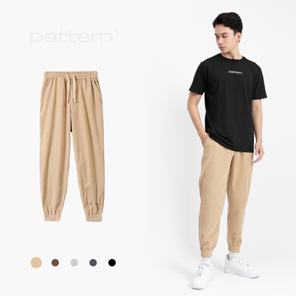 Quần Jogger nhung tăm PATTERN 5 màu PQ011