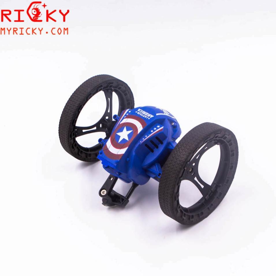 Xe điều khiển nhào lộn Captain America - biểu diễn nhào lộn - bật nhảy 60cm