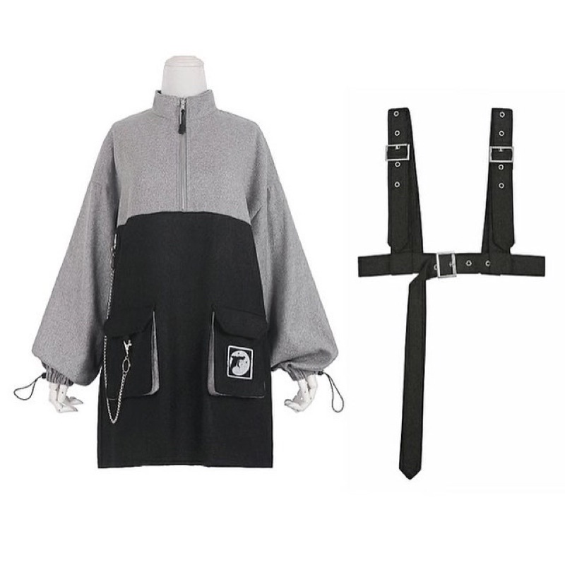 SET áo liền yếm tặng kèm dây đai xịn sò