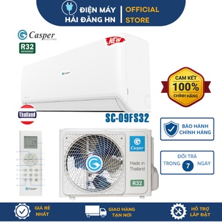 Điều hòa casper 9.000btu 1 chiều sc-09fs33 /sc09fs36 model 2024 điện máy hải đăng hn