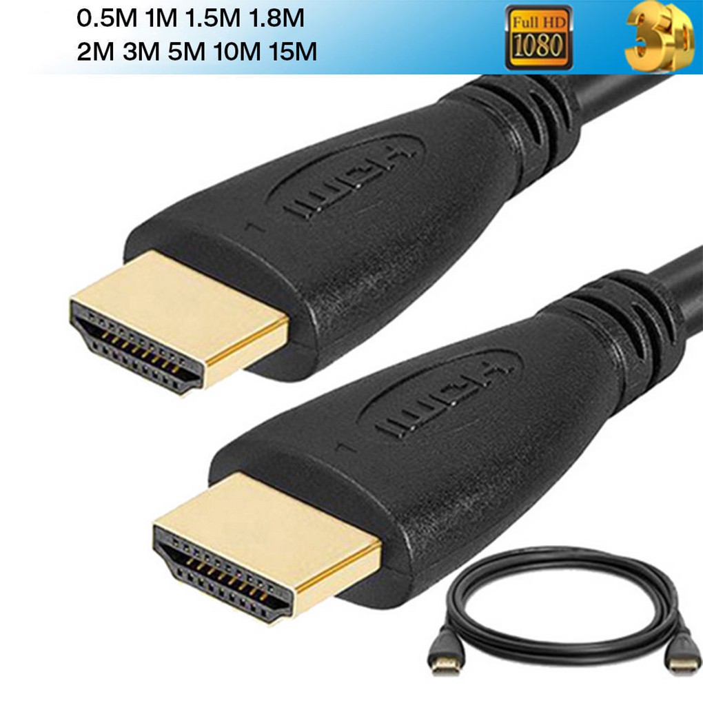 Cáp Kết Nối Hdmi Tốc Độ Cao 1080p Hdtv Projecr Hd V1.4 0.5 1 1.5 1.8 2 3 5 10 15