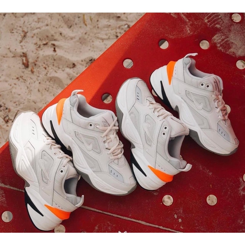 GIÀY THỂ THAO SNEAKER M2K GÓT ĐEN, M2K GÓT CAM ẢNH THẬT TỰ CHỤP SC 1:1 +FREESHIP