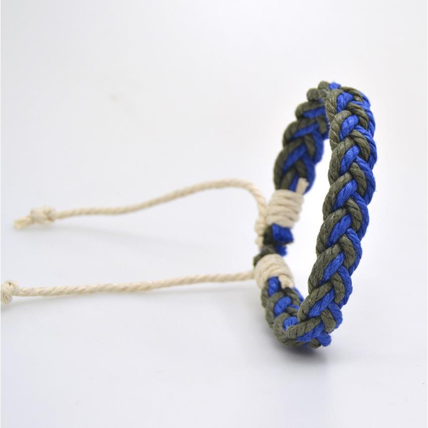 Vòng Tay Bện Dây Cotton Phong Cách Boho Thời Trang Cho Nam Nữ | BigBuy360 - bigbuy360.vn