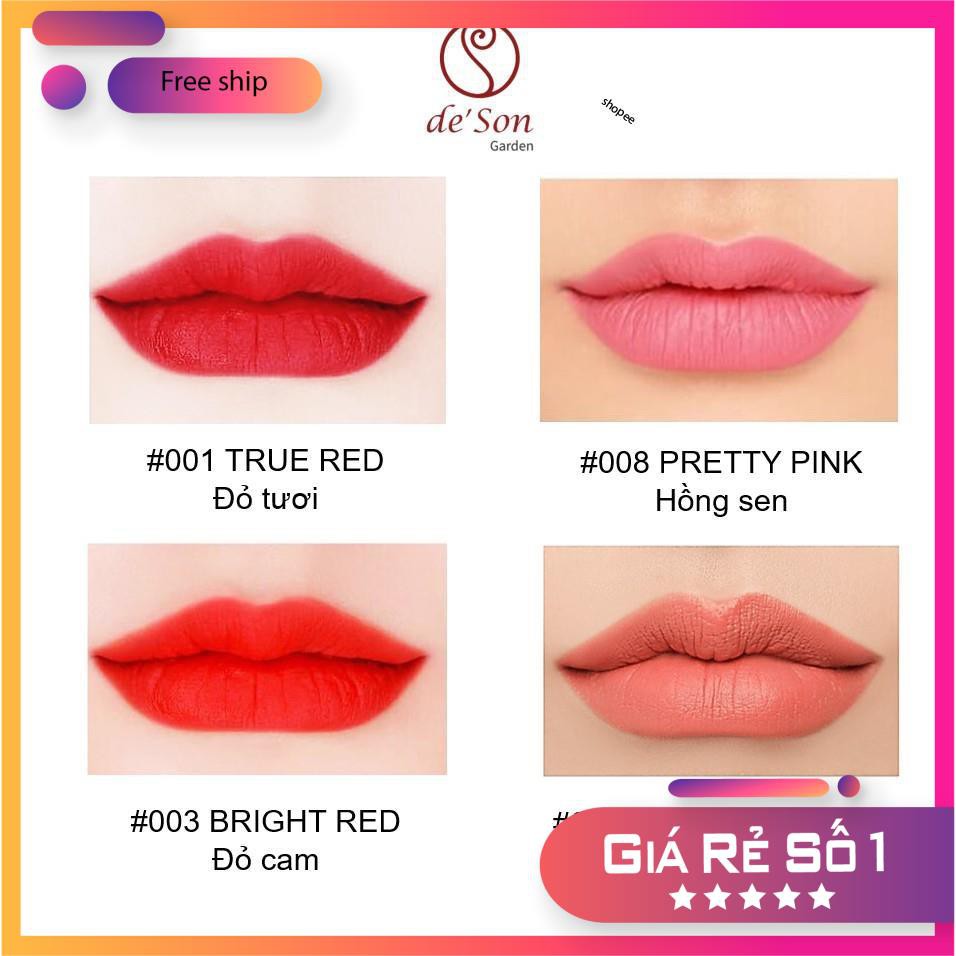 HGHG911 [Bb128] Son Thỏi Lì Handmade Passion Luxury Matte De' Son Garden Lipstick Không Chì Siêu Lì 5g