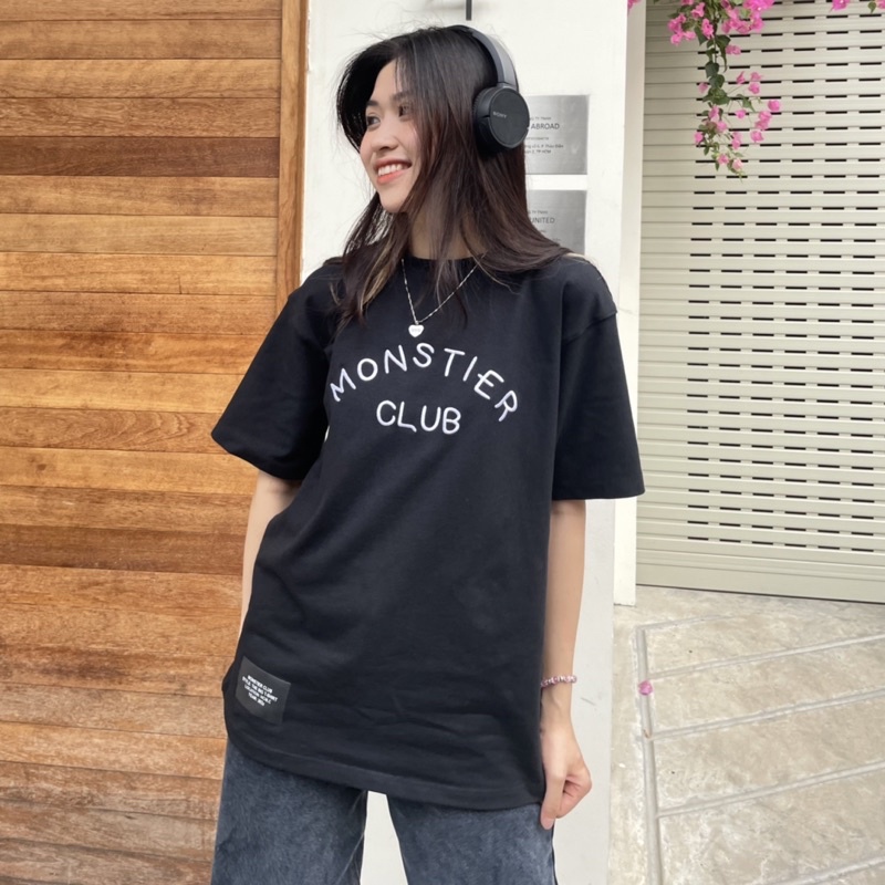 Áo thun Monstier Club  - Premium Basic Tee -  Đen