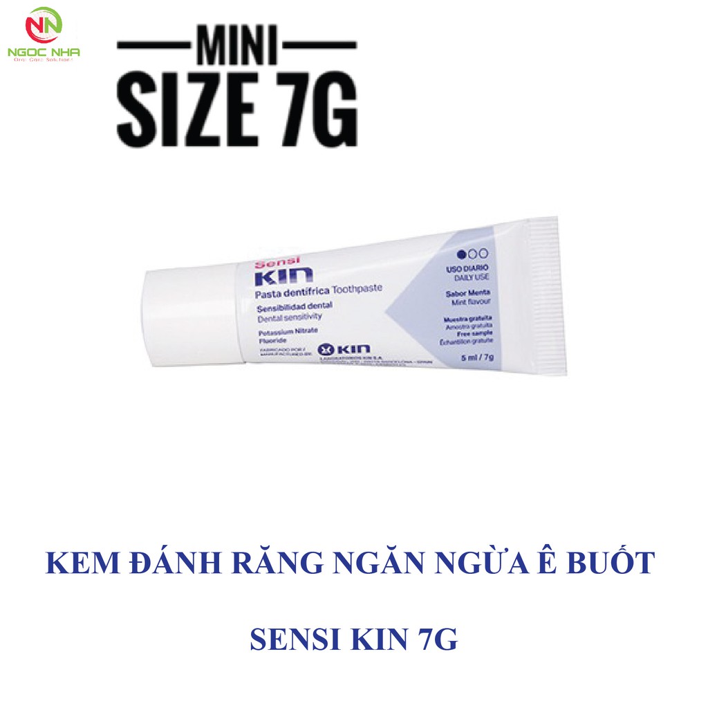 [Mini Size 7g] Kem đánh răng ngăn ngừa ê buốt SensiKin 7g