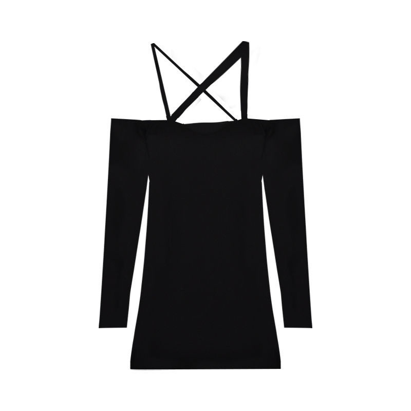 COZOK Đầm tay dài dáng ôm quyến rũ cho nữ