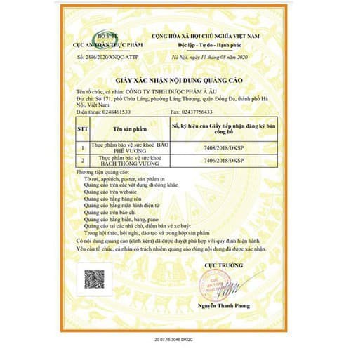 BẢO PHẾ VƯƠNG lọ 120v ⚡chính hãng⚡