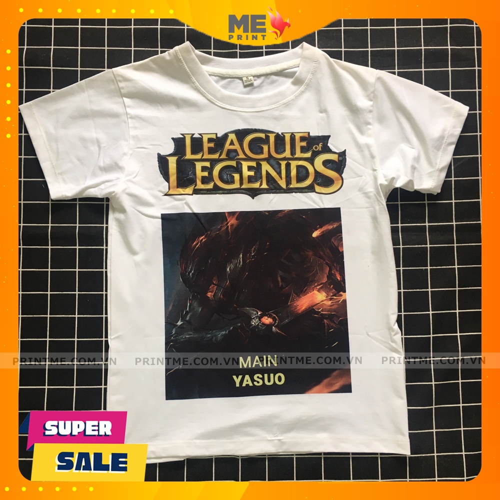 Áo thun liên minh huyền thoại mẫu 2, áo lol giới hạn size mẫu in sắc nét phù hợp cho thời trang game thủ - PrintMe