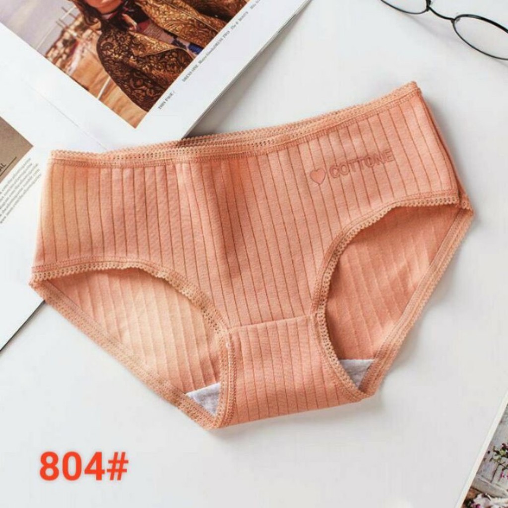 Quần Lót Cotton Viền Ren Kháng Khuẩn Chống Viêm Nhiễm