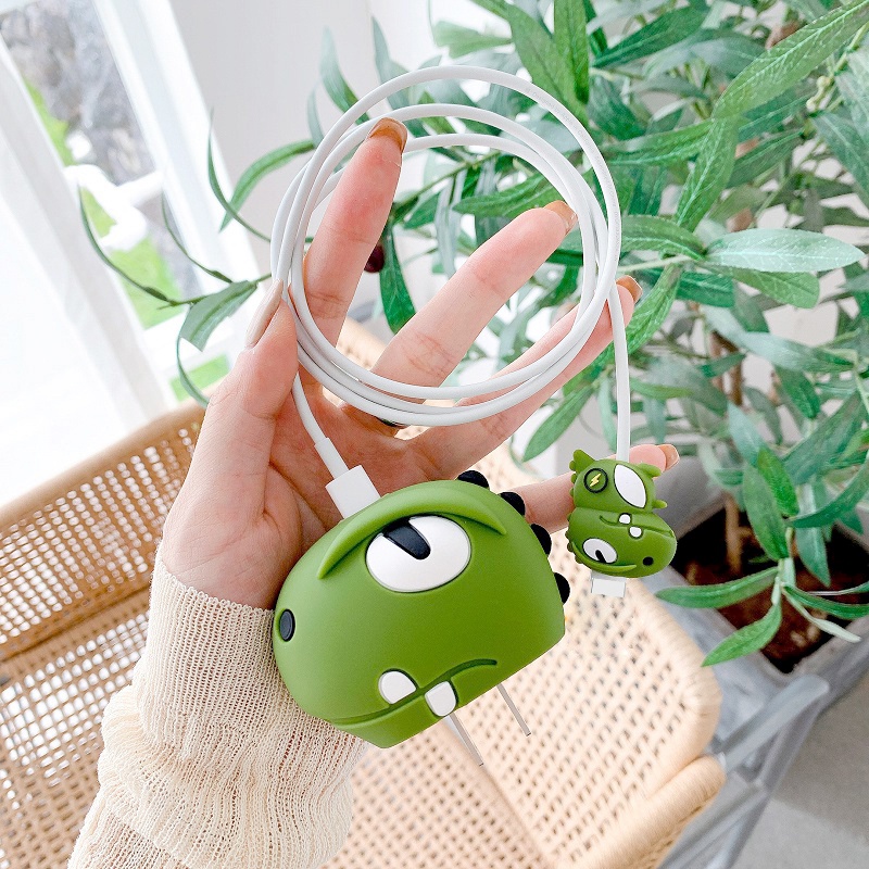 Bộ Bọc Củ Sạc Bảo Vệ Chống Đứt Gãy Dây Sạc Cho Điện Thoại Phụ Kiện Tai Nghe Bluetooth Cáp Sạc Pin Dự Phòng ốp lưng