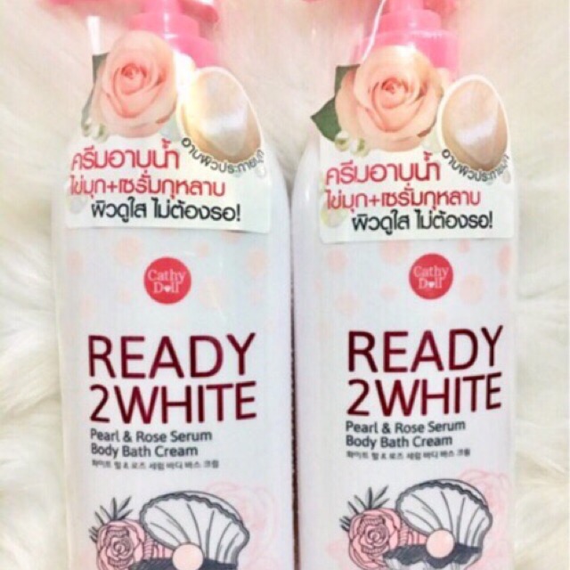 12 Sữa Tắm Ngọc Trai Ready 2 White 500ml dưỡng trắng thơm Thsis lan