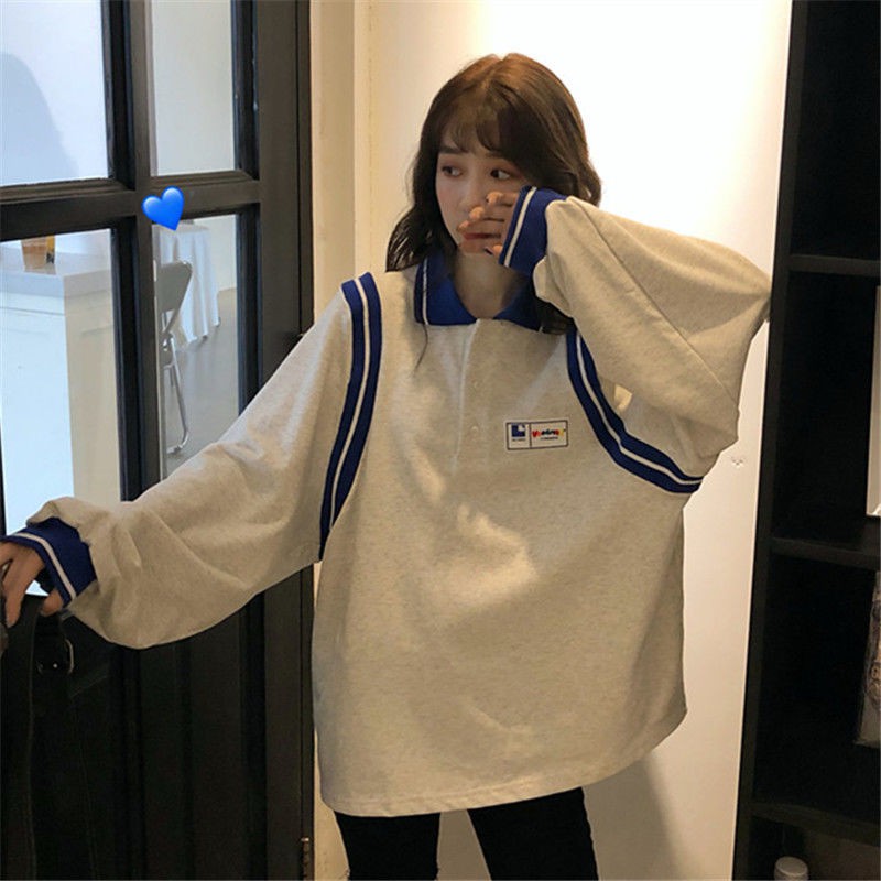 Áo Thun Tay Dài Có Cổ Cá Tính Hợp Thời Trang Dành Cho Nữ | BigBuy360 - bigbuy360.vn