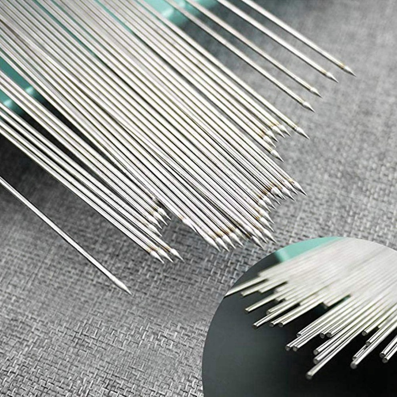 Bộ 50 Xiên Nướng BBQ Bằng Thép Không Gỉ Kèm Ống Đựng