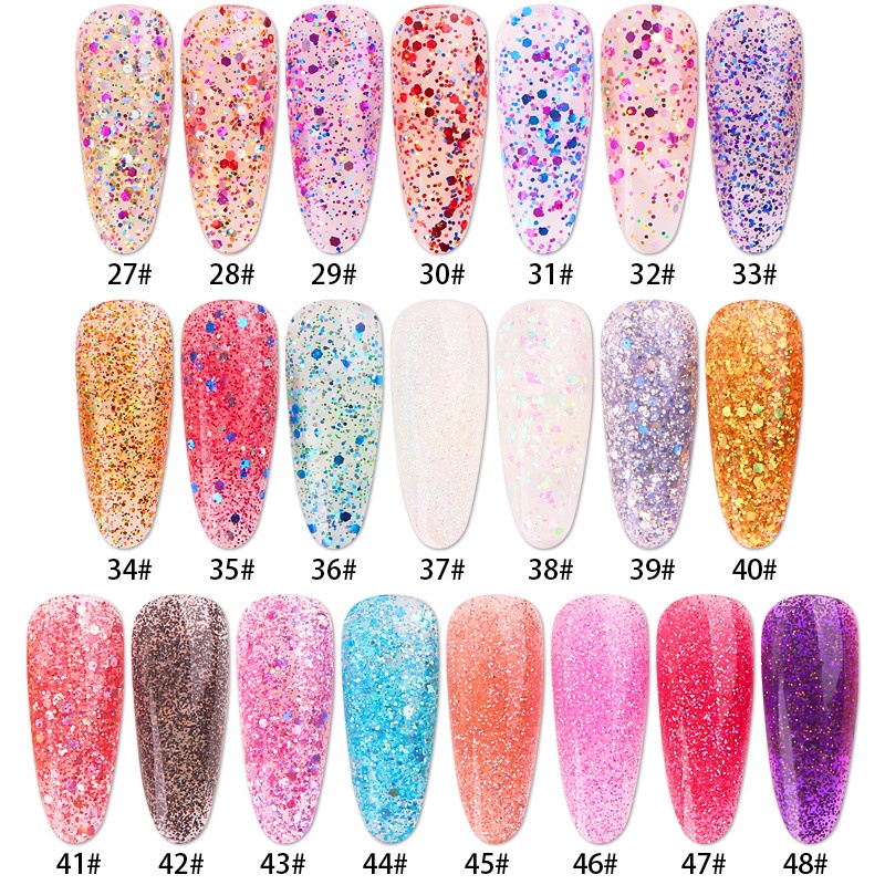 15ML Gel gôm đắp móng up Acryl Gel gum đắp nối móng-poly gel Gel gôm nhũ đắp móng Vicovi 30ml (hàng mới 100%, mất mã màu, chọn màu ngẫu nhiên)