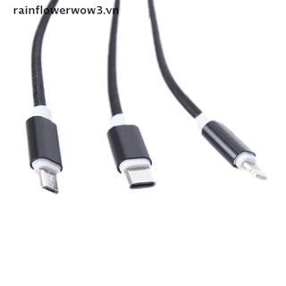 Cáp Sạc 3 Trong 1 Cổng USB Type C Cho iPhone
