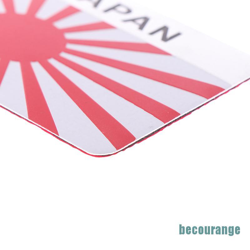 1 Miếng Dán Logo Cờ Nhật Bản Trang Trí Xe Hơi