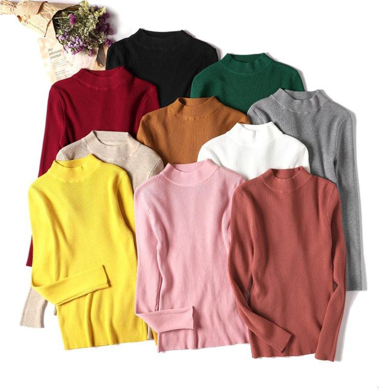 Áo len cổ 3 phân hàng đẹp