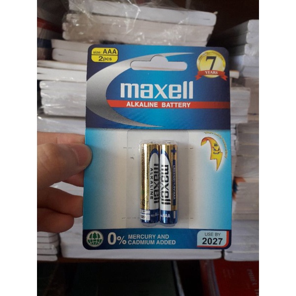 Viên pin AA Maxell alkaline R6P (AR) chính hãng xịn