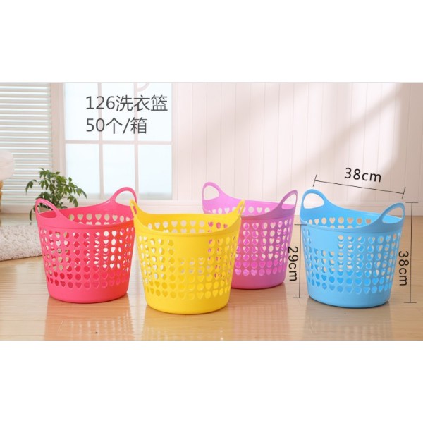 [Giao màu ngẫu nhiên] Giỏ đựng đồ giặt Homestar 40x40x40cm (Nhập khẩu và phân phối bởi Hando)