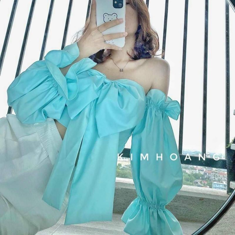 Áo kiểu dáng Nơ xinh đẹp