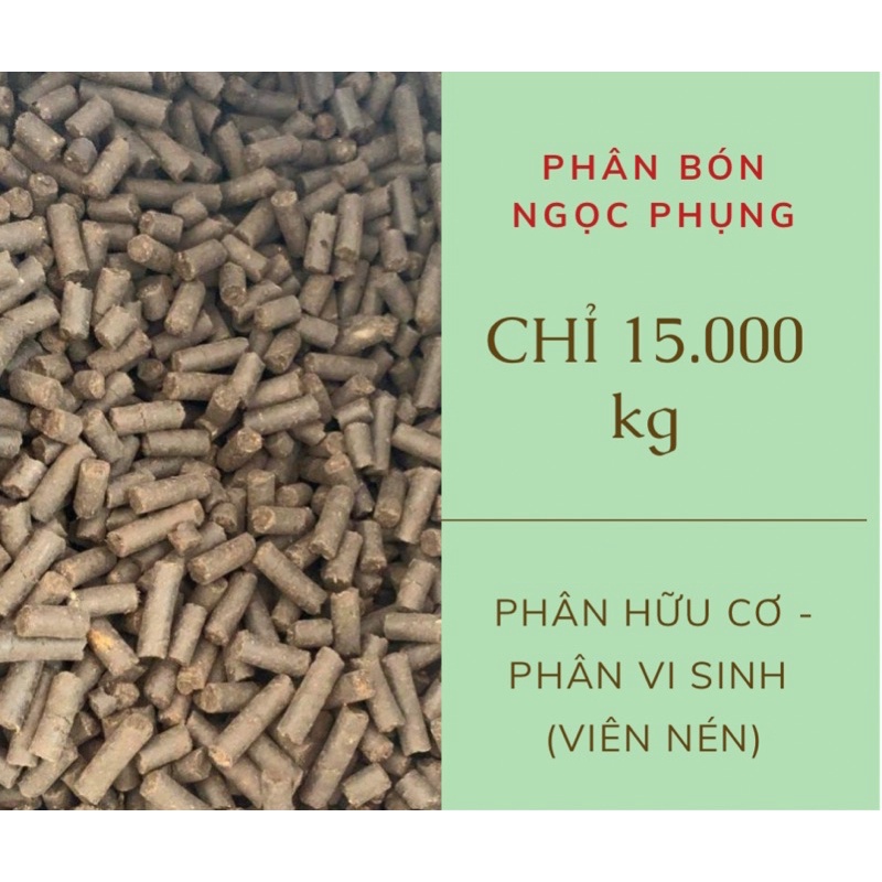 Phân hữu cơ vi sinh - phân gà hữu cơ vi sinh Nhật viên nén gói (100g-250g-500g-1kg)
