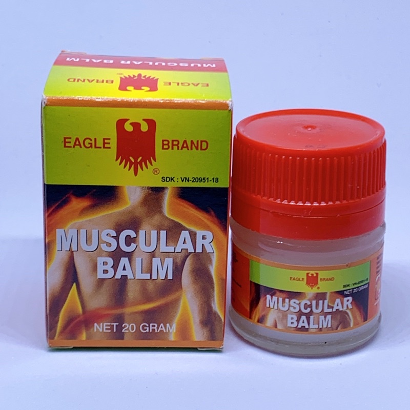 Dầu cù là Con Ó đỏ Muscular Balm 20g-Hàng Chính Hãng Nhập Khẩu SIngapore Có Tiếng Việt