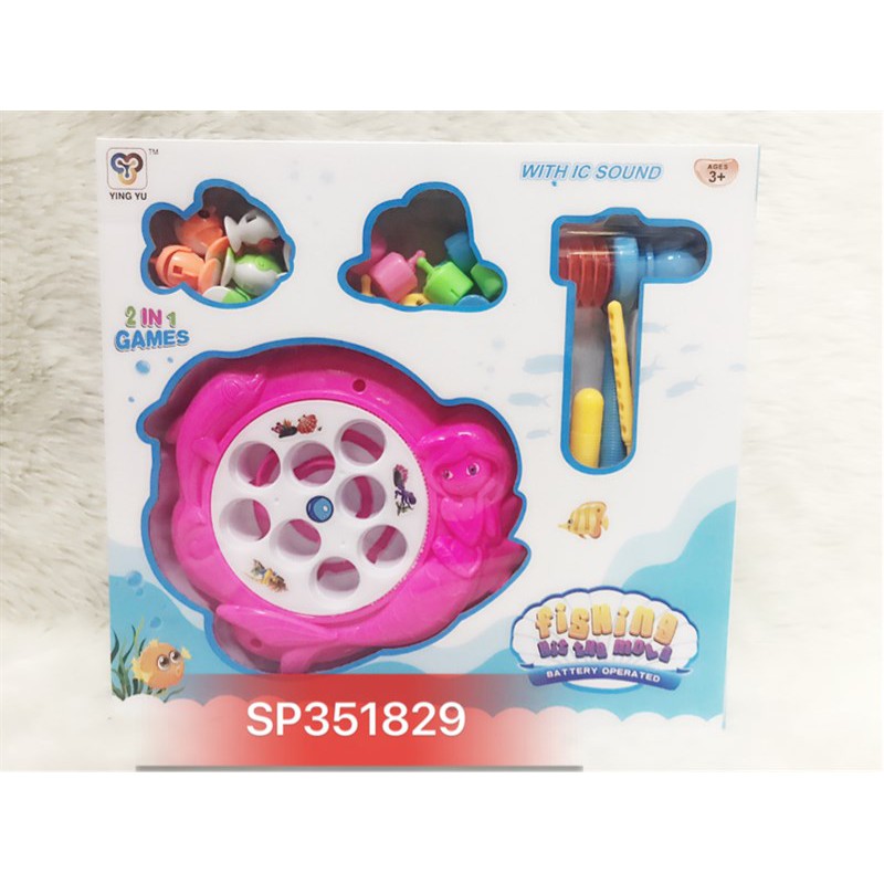 Đồ chơi đập chuột câu cá pin , 707
