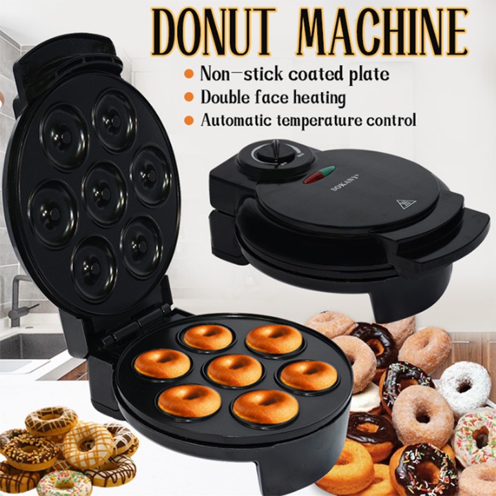 Máy làm bánh donut yori, Máy nướng bánh vòng donut, Khuôn làm bánh donut Chính Hãng SOKANY