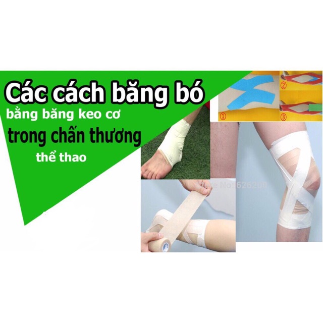 Băng keo thể thao đa năng ( Bản 5cm ) băng keo dán cơ