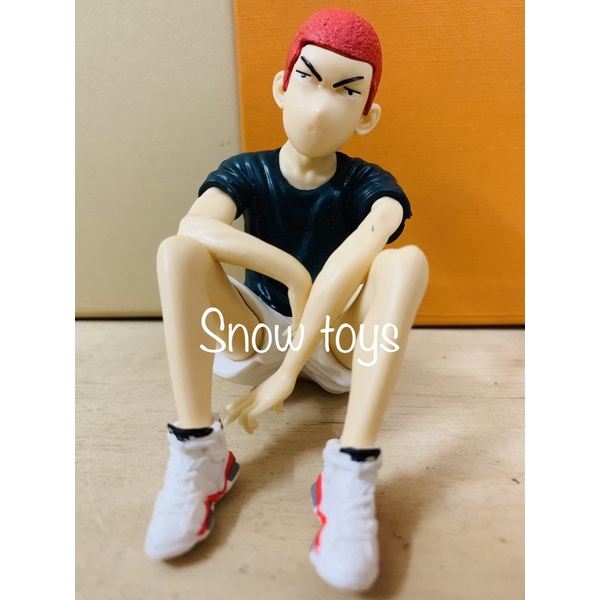 Mô hình Slam Dunk - Hanamichi Sakuragi & Rukawa Kaede - Mô hình cầu thủ bóng rổ cực ngầu - Kích thước 3,5x8 & 6,5x15cm