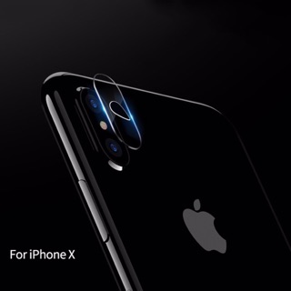 Cường lực camera iphone X khoét mic