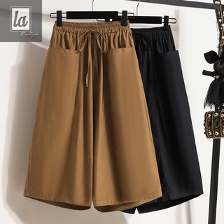 Quần culottes lửng lưng thun bigsize 50kg - 100kg