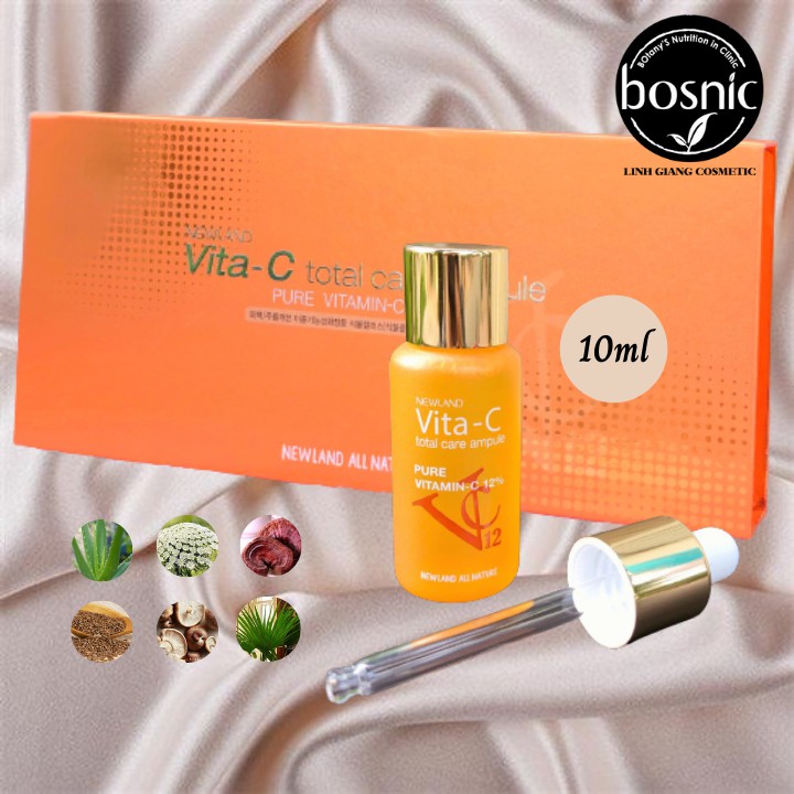 [Hộp lẻ] Serum Vita-C Total Care Ampule 10ml - Tinh Chất Cô Đặc Dưỡng Trắng, Chống Lão Hóa - Chính Hãng Hàn Quốc