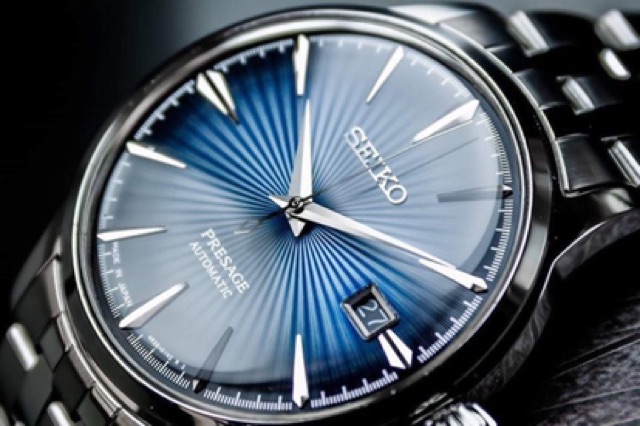 Đồng Hồ Seiko Nam SRPB41J1 Presage Automatic Blue Gradation Cocktail Men’s Watch