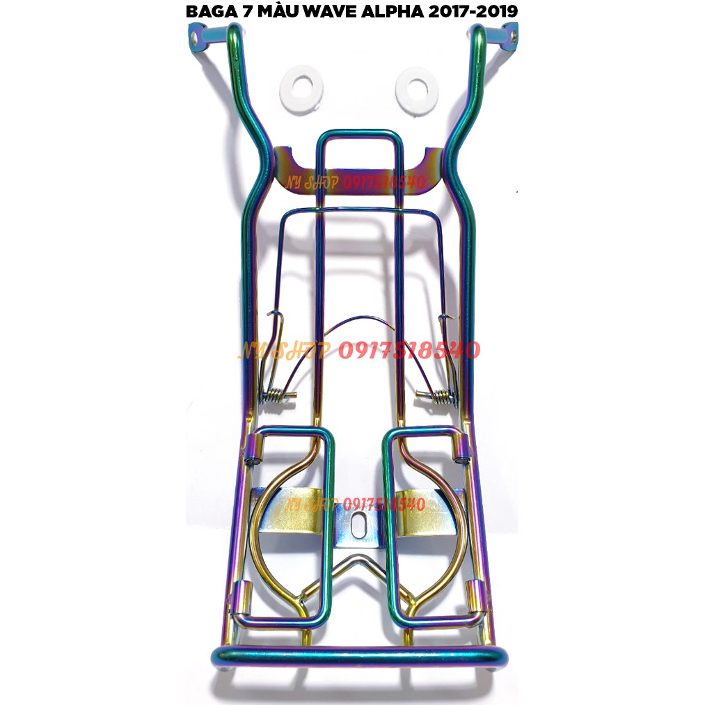 Baga Wave Alpha 2017,2018,2019,2020,2021 Màu Titan 10 Ly Mẫu 2021