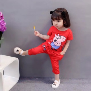 Bộ quần áo peppa pig