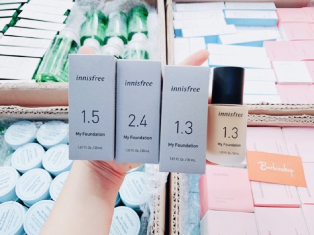 KEM NỀN TRANG ĐIỂM INNISFREE MY FOUNDATION 30ML