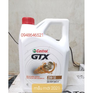 Dầu nhớt Castrol GTX 20W50 4L