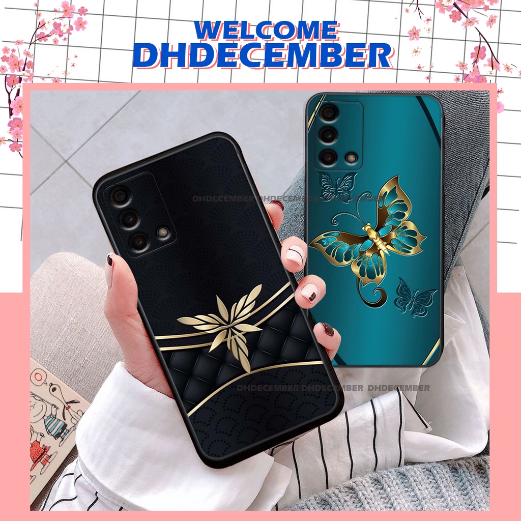 Ốp lưng Oppo A74 in hình hoa xinh xắn, hiện đại , thời trang ,phong cách