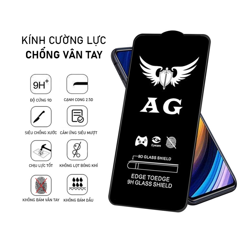 Kính cường lực iphone chống vân tay AG 6/6plus/6s/6splus/7/7plus/8/8plus/x/xr/xs/11/12/pro/max/promax - Ốp lưng C3-4