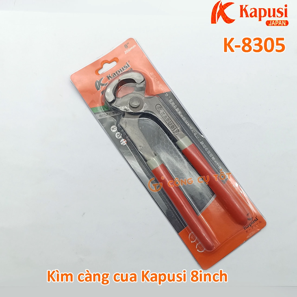 Kìm càng cua 8inch 200mm Kapusi K-8305