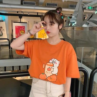 Áo phông cotton freesize nữ ( 30-50kg)