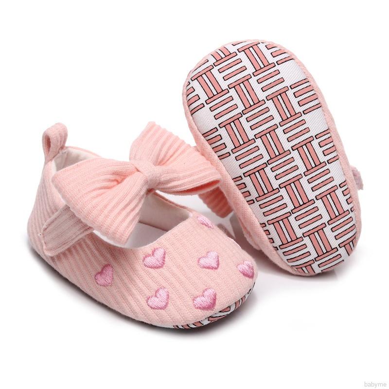 Giày búp bê đế mềm chống trượt dành cho bé gái 0-18 tháng tuổi