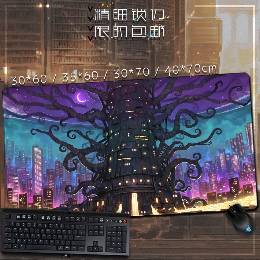 Tấm Lót Chuột Và Bàn Phím Chơi Game Ruins Library Of Ruina