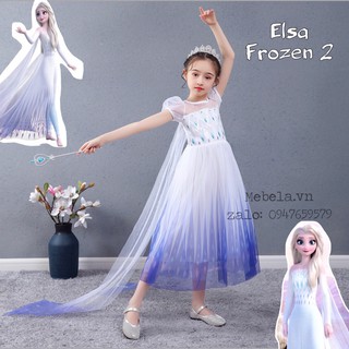 Váy Elsa Frozen 2 cho bé 15-34kg