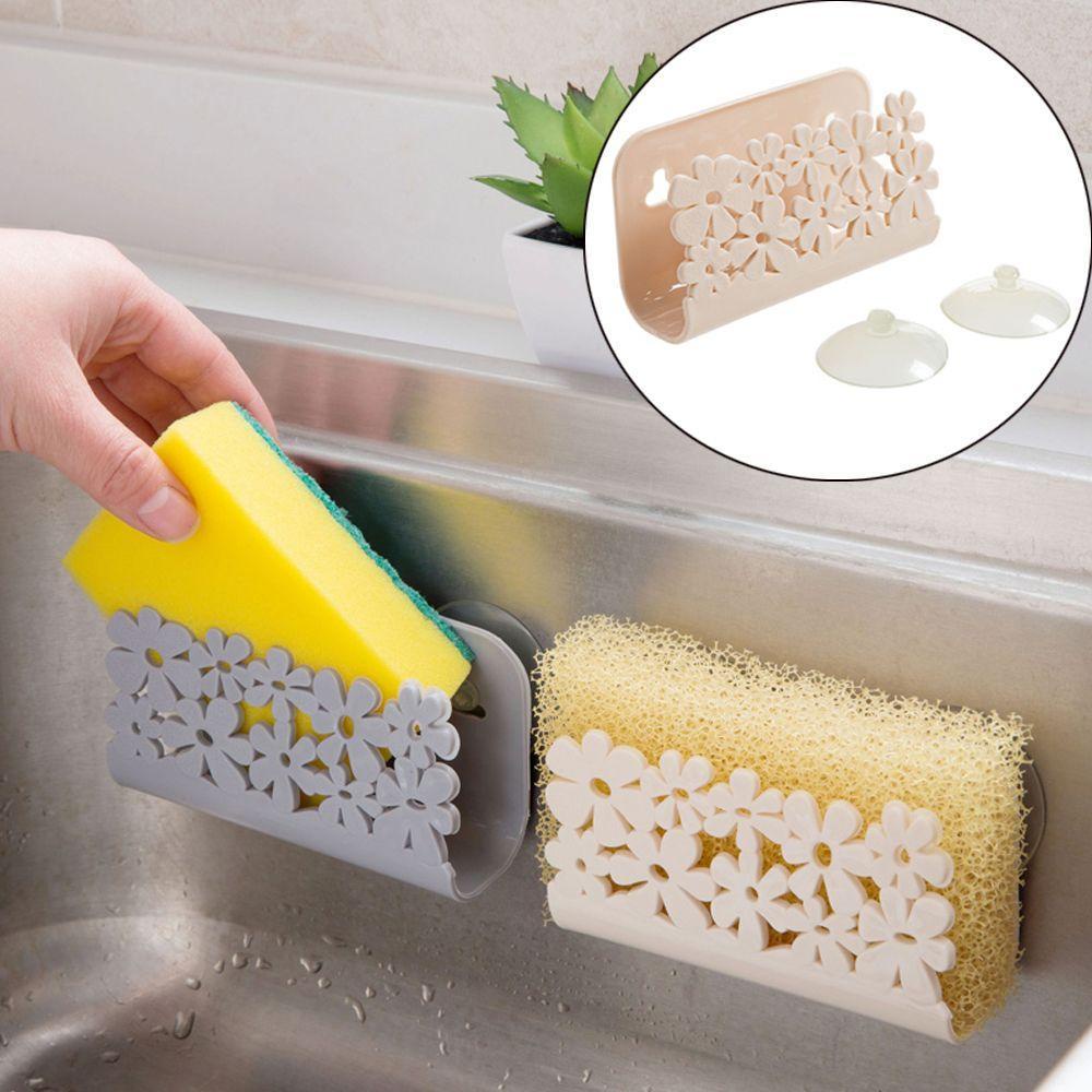 WATTLE Giá Đỡ Bọt Biển Rửa Chén Có Giác Hút Gắn Bồn Rửa Nhà