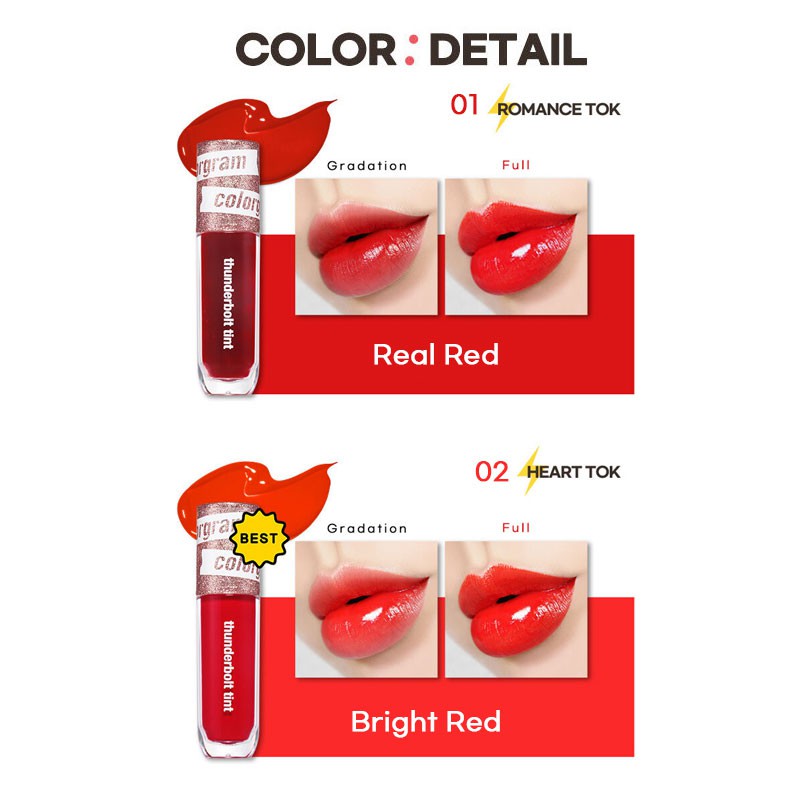 [Colorgram] ★NEW Colors★ Thunderbolt Tint Laquer 4.5g