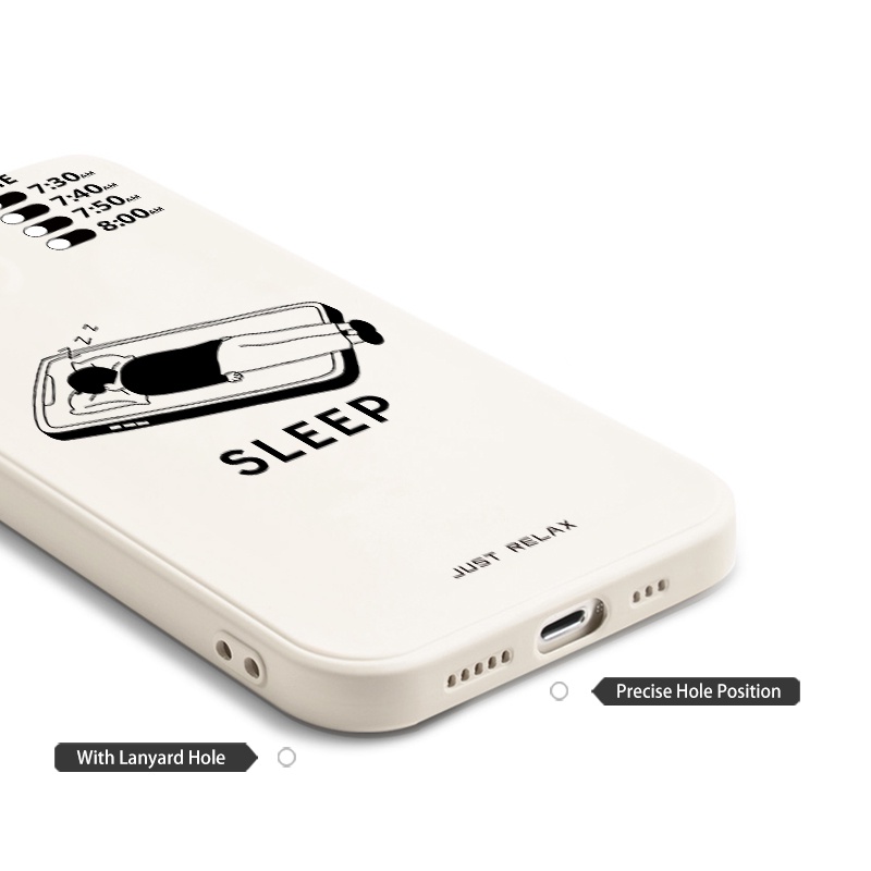 Ốp Điện Thoại Silicon Dẻo Viền Thẳng Họa Tiết Độc Đáo Cho iphone 15 pro 13 mini 12 14 pro max xr x 11 pro xs max 7 8 plus se2